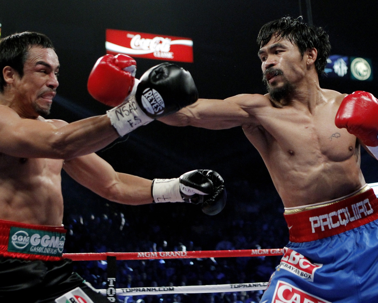 Manny Pacquiao Fighting for 1280 x 1024 resolution