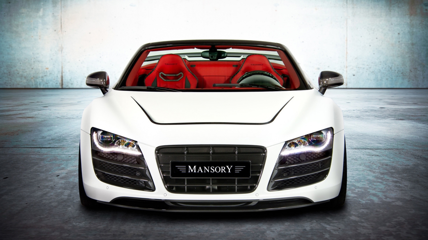 Mansory Audi R8 Spyder for 1366 x 768 HDTV resolution