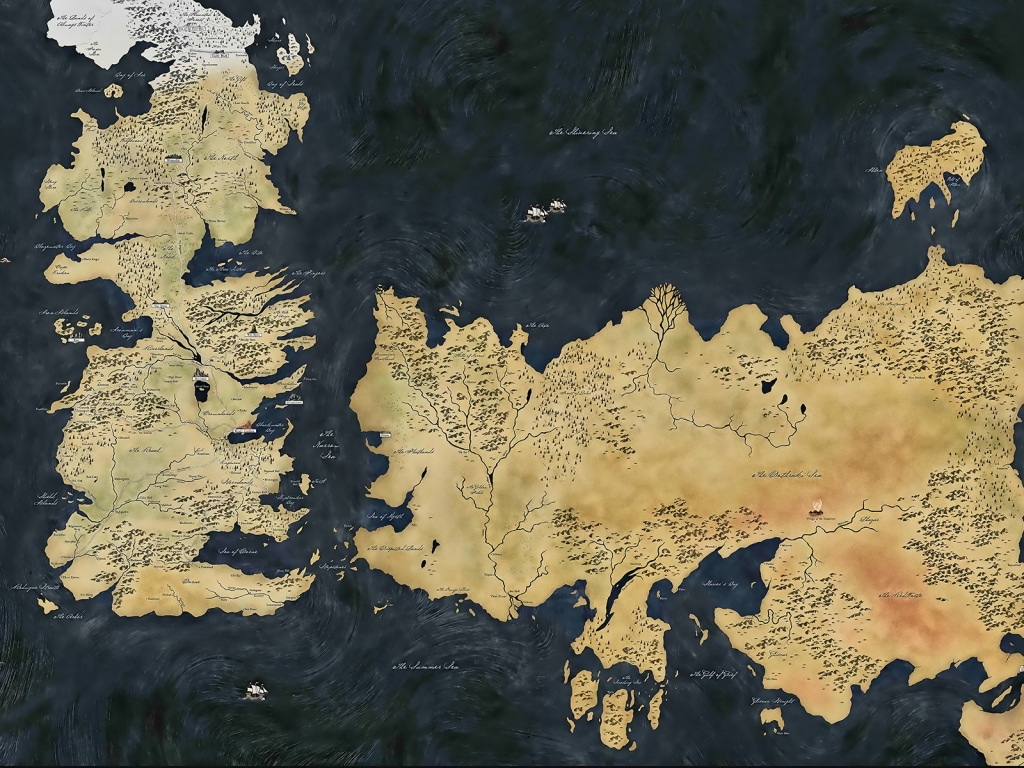 Map Game of Thrones for 1024 x 768 resolution