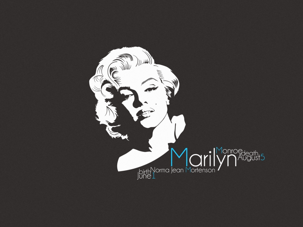 Marilyn Monroe for 1024 x 768 resolution