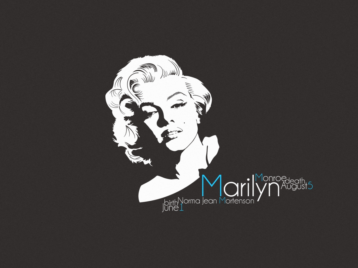Marilyn Monroe for 1152 x 864 resolution
