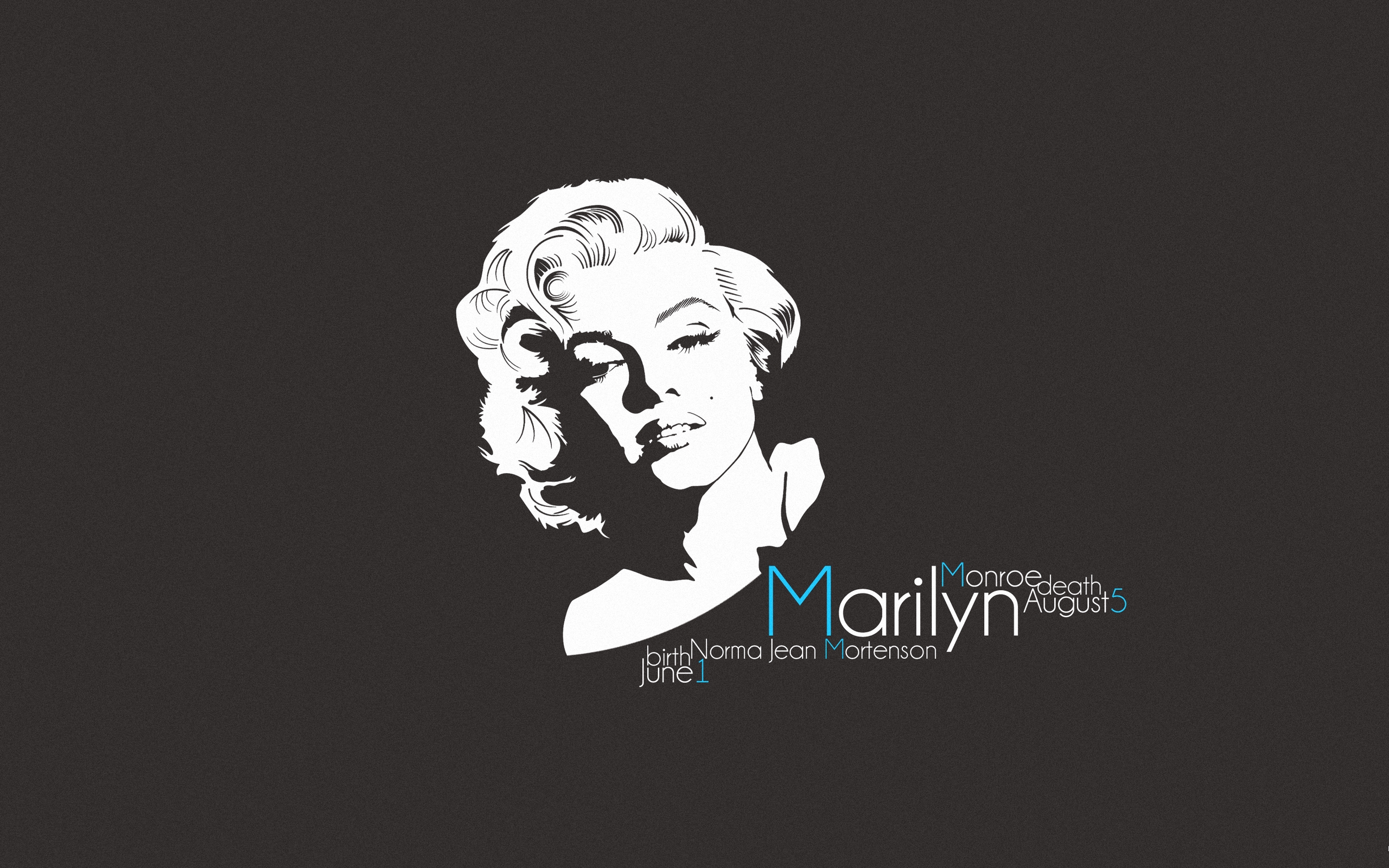 Marilyn Monroe for 2560 x 1600 widescreen resolution