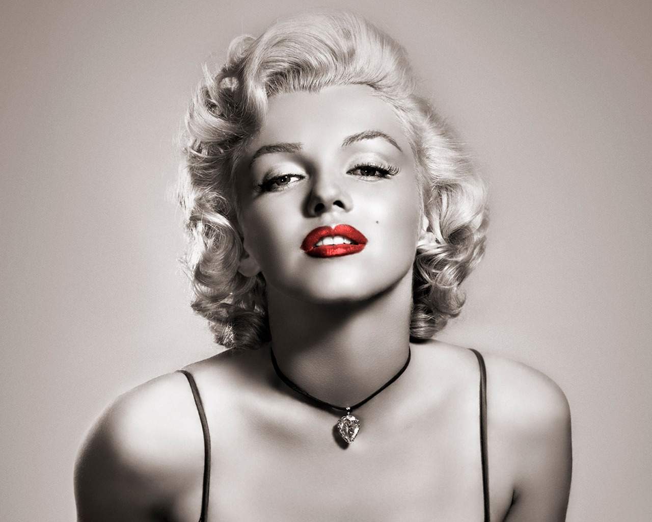 Marilyn Monroe Red Lips for 1280 x 1024 resolution