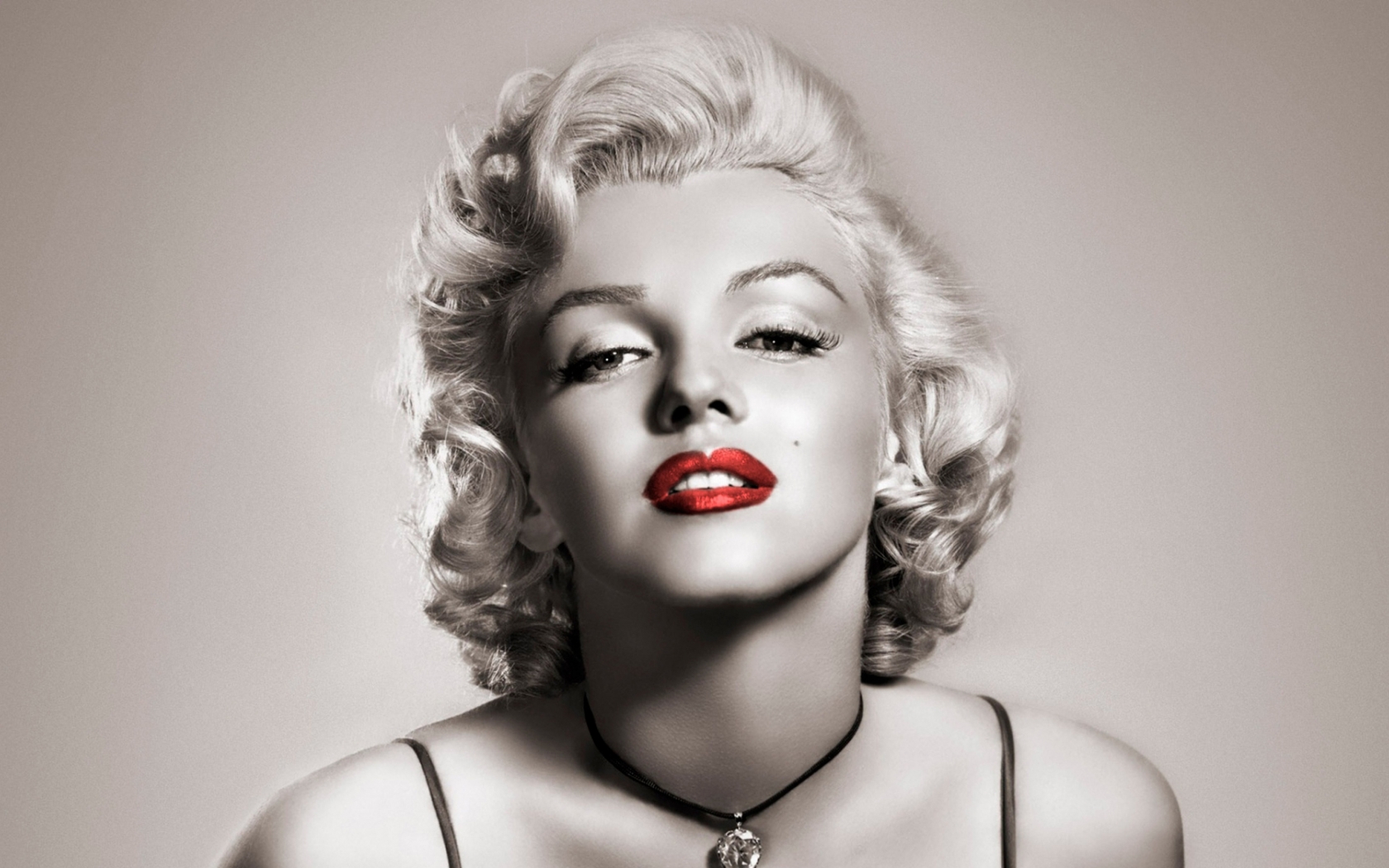 Marilyn Monroe Red Lips for 1680 x 1050 widescreen resolution