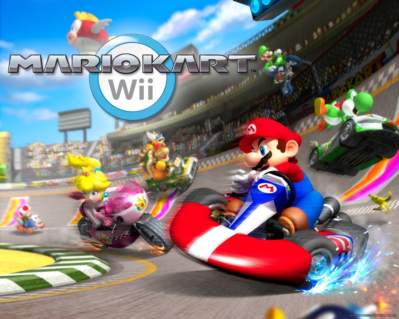 Mario Kart Wii for 1280 x 1024 resolution