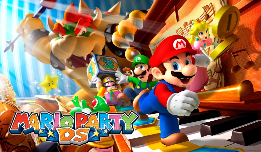 Mario Party DS for 1024 x 600 widescreen resolution