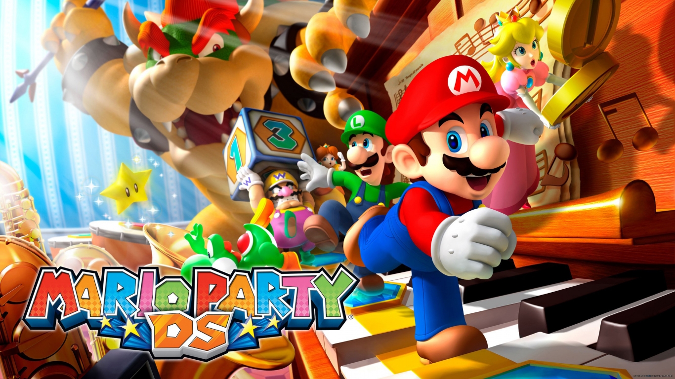 Mario Party DS for 1366 x 768 HDTV resolution