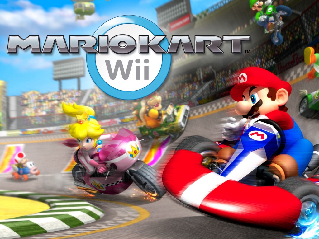 Mariokart for 1024 x 768 resolution