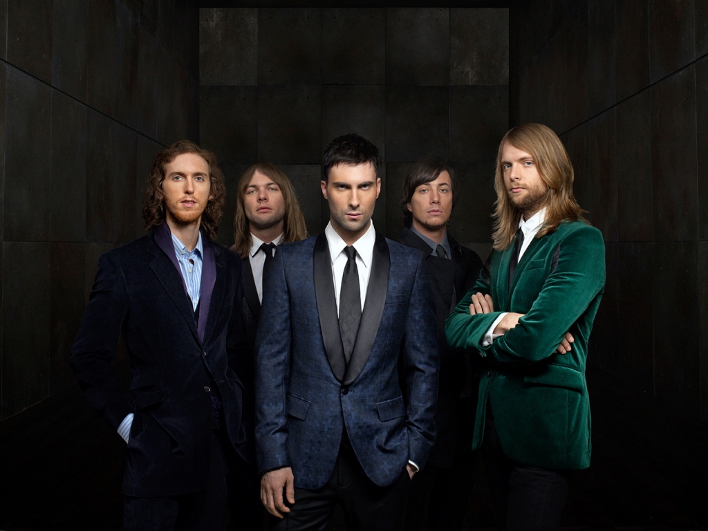 Maroon 5 Band for 1024 x 768 resolution
