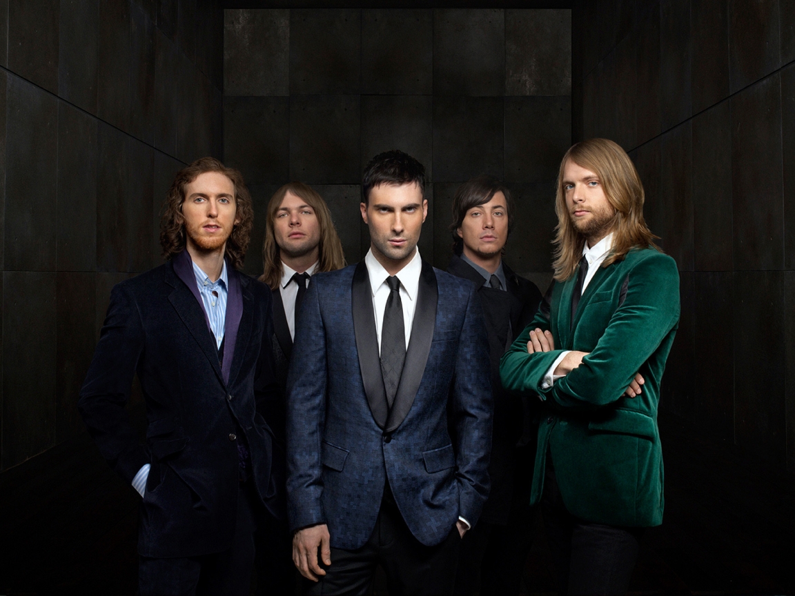 Maroon 5 Band for 1152 x 864 resolution