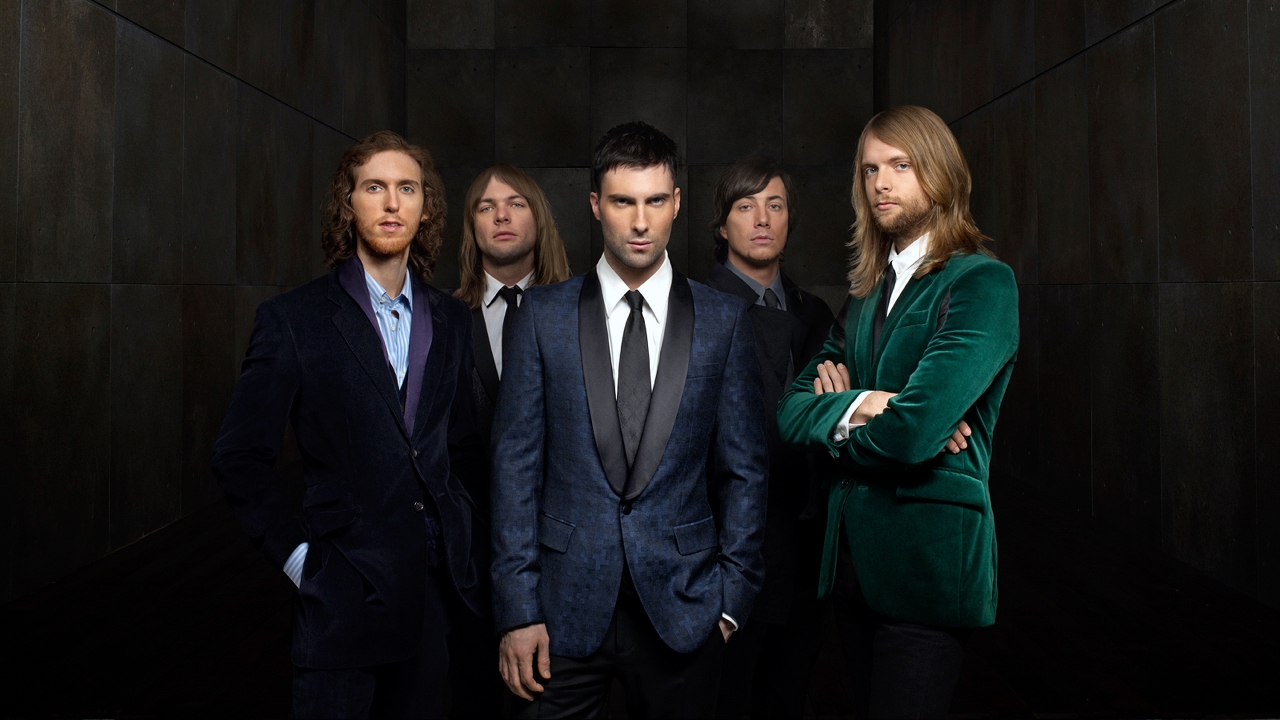 Maroon 5 Band for 1280 x 720 HDTV 720p resolution