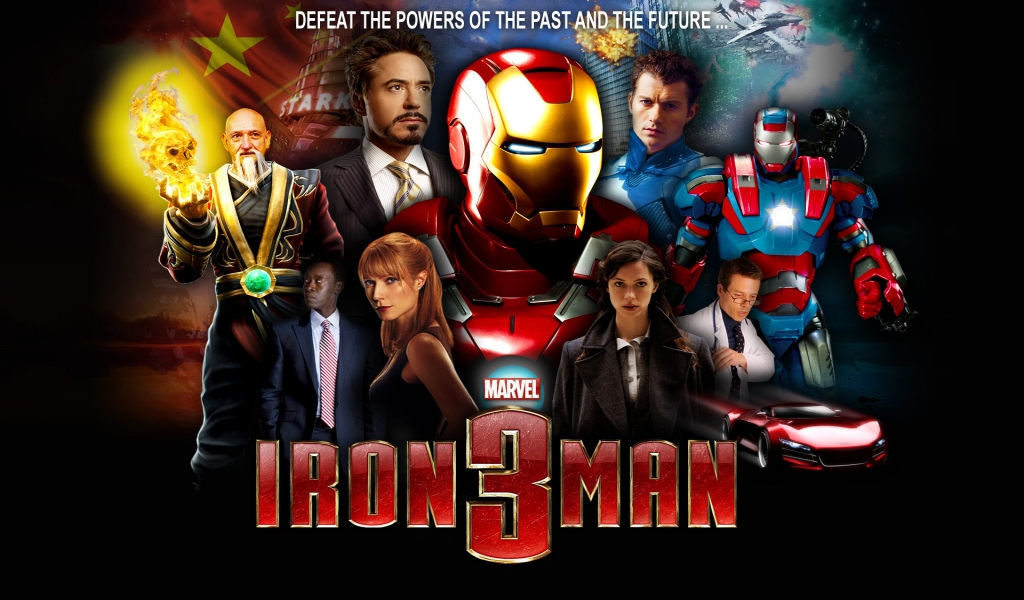 Marvel Iron Man 3 for 1024 x 600 widescreen resolution