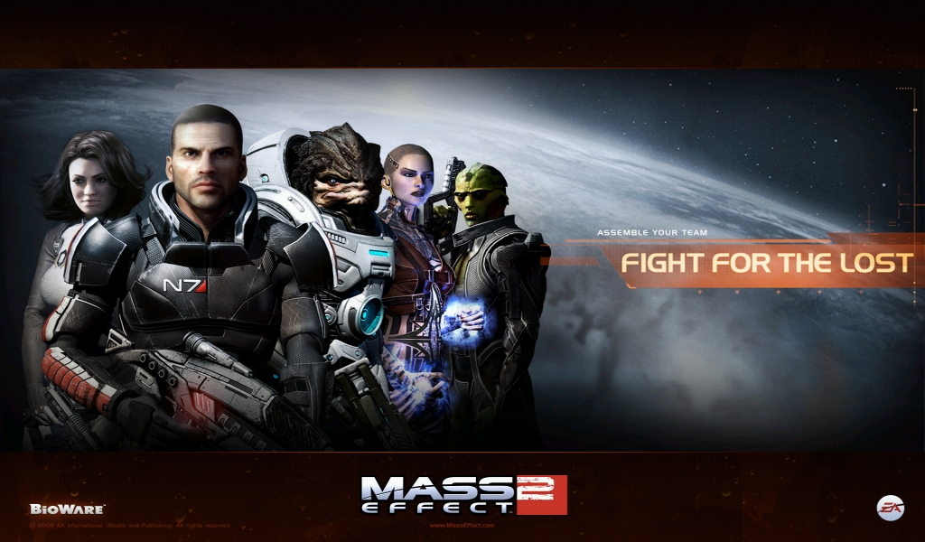 Mass Effect 2 for 1024 x 600 widescreen resolution