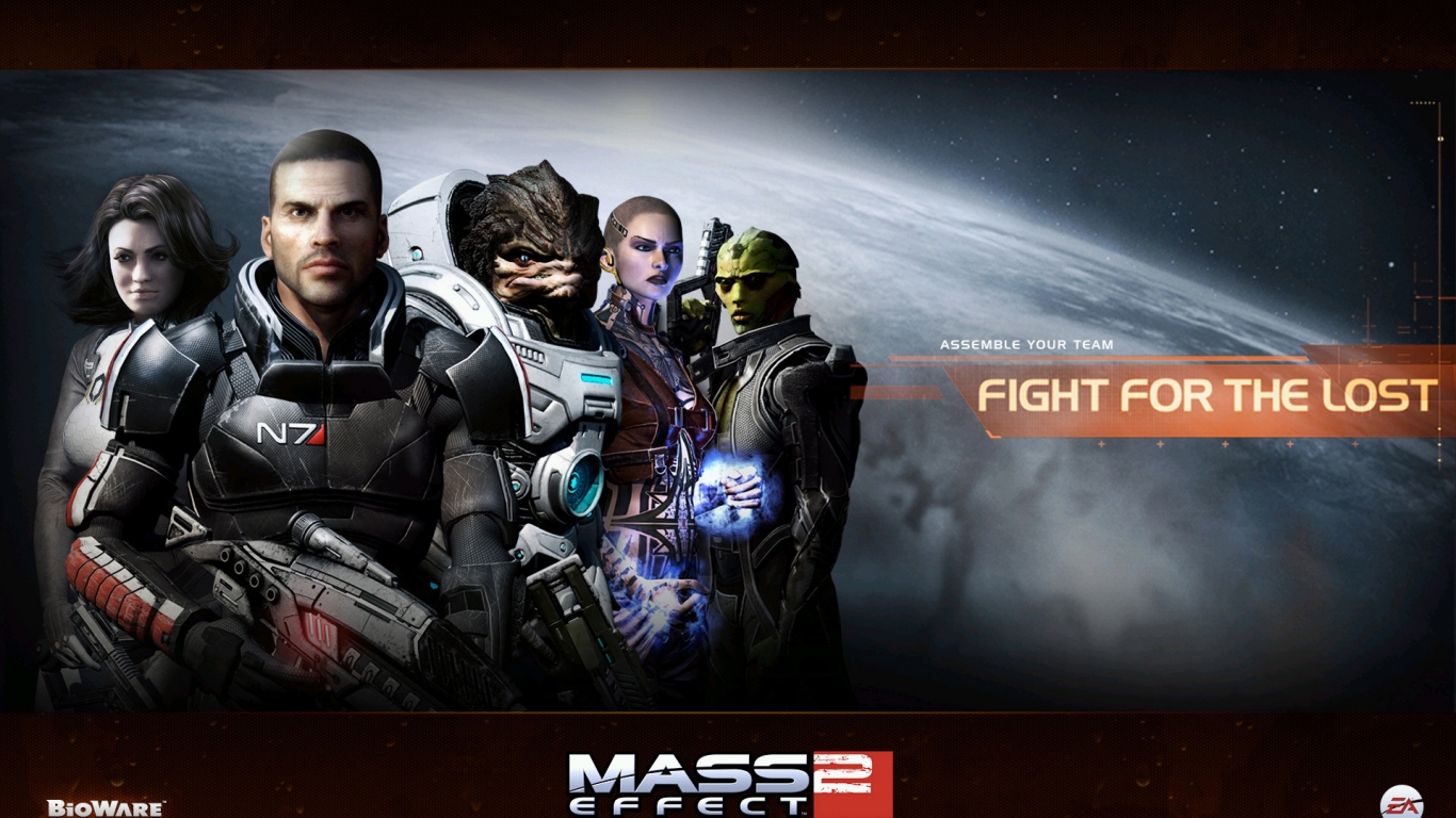 Mass Effect 2 for 1366 x 768 HDTV resolution
