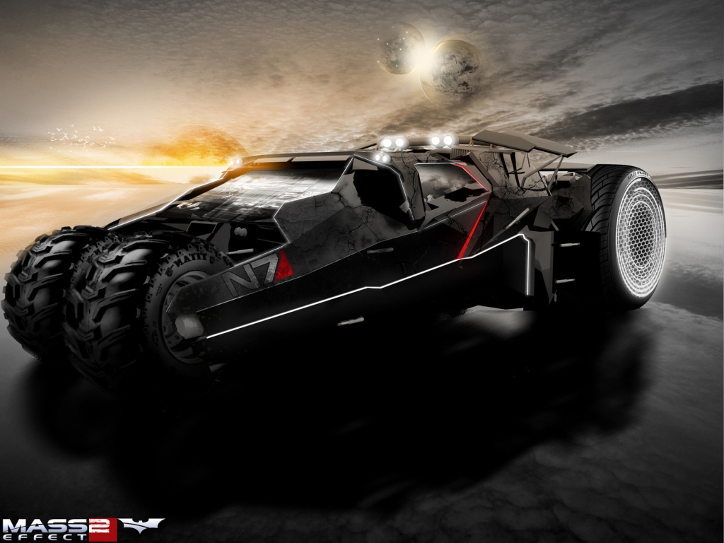 Mass Effect 2 Car for 1024 x 768 resolution