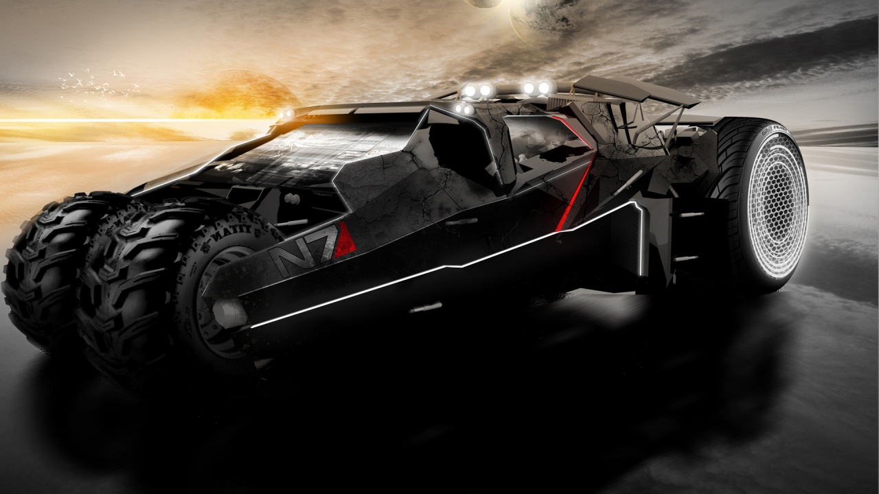 Mass Effect 2 Car for 1280 x 720 HDTV 720p resolution
