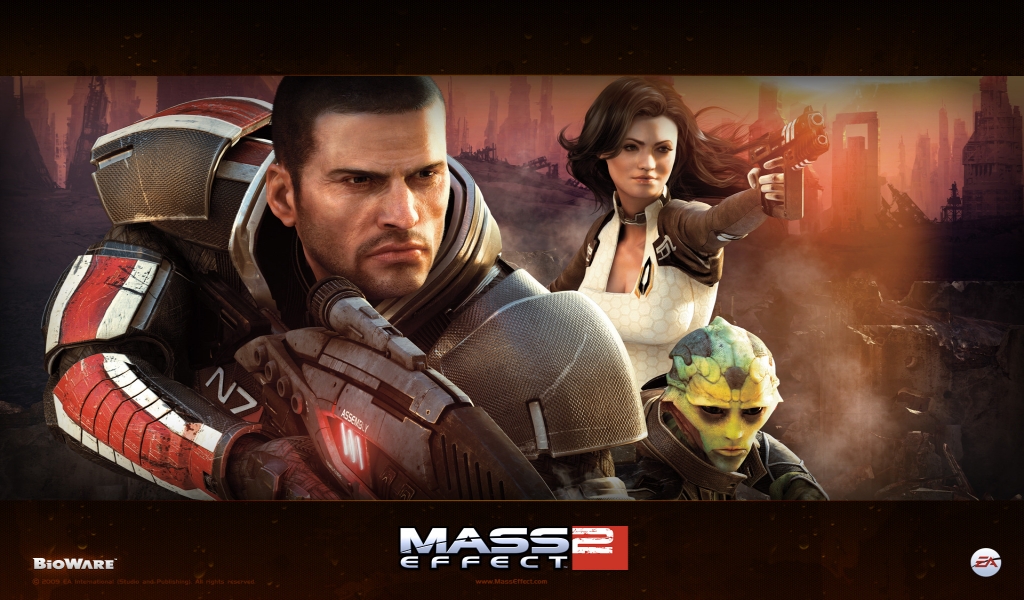 Mass Effect 2 Game for 1024 x 600 widescreen resolution