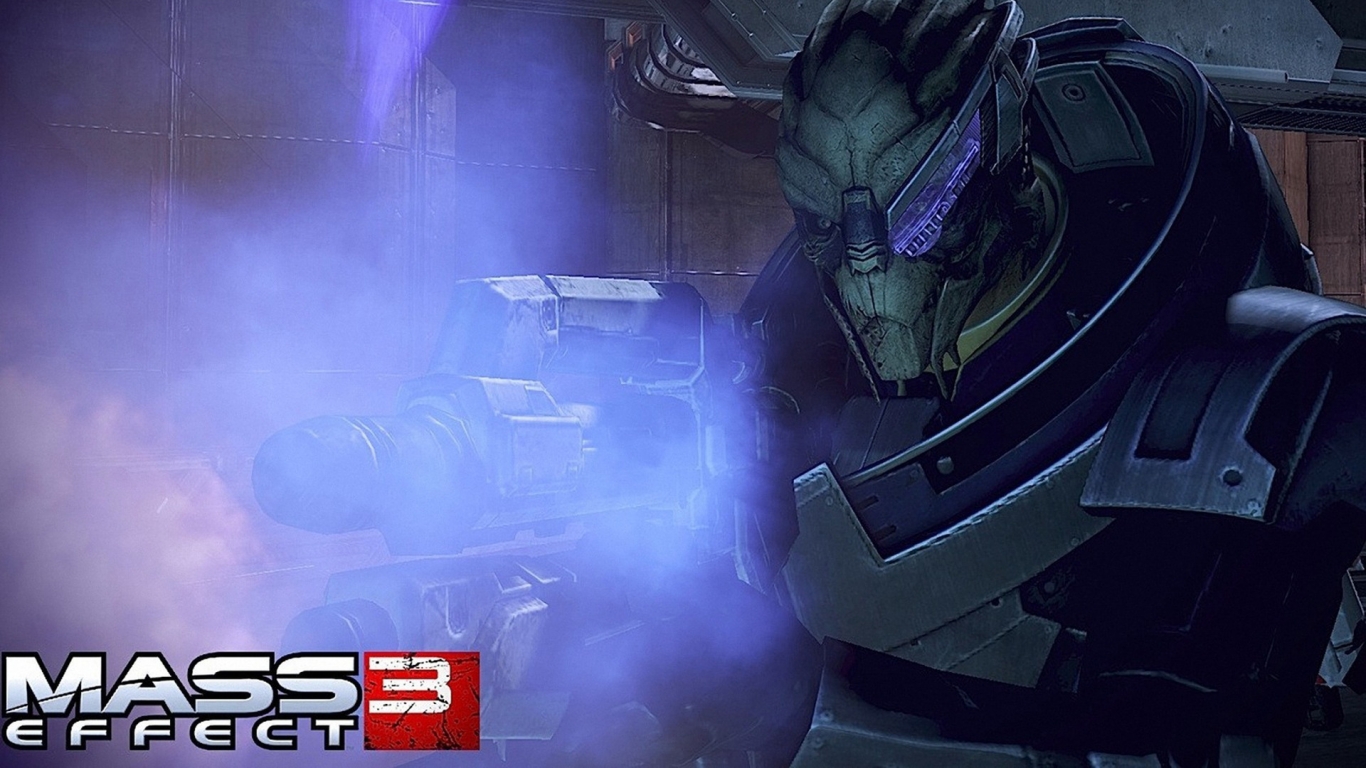 Mass Effect 3 Alien for 1366 x 768 HDTV resolution