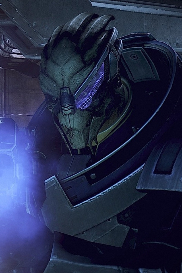 Mass Effect 3 Alien for 640 x 960 iPhone 4 resolution
