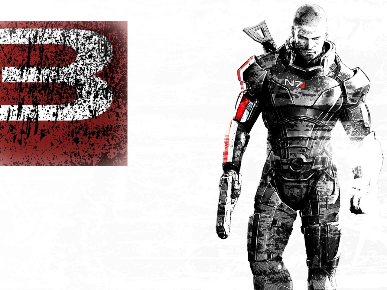 Mass Effect 3 Art for 1280 x 960 resolution