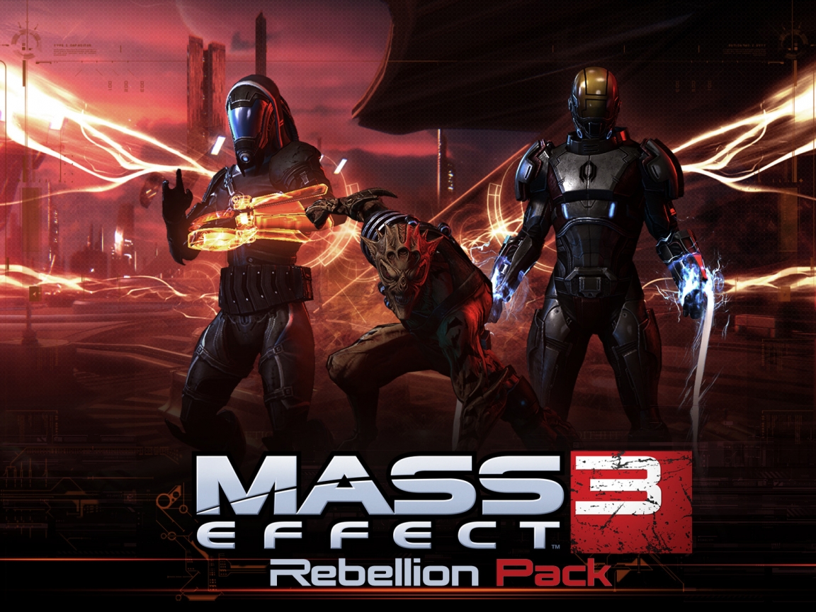 Mass Effect 3 Rebellion Pack for 1152 x 864 resolution