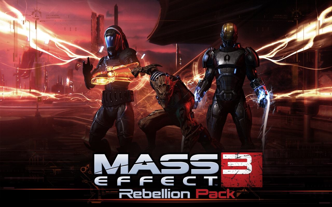 Mass Effect 3 Rebellion Pack for 1280 x 800 widescreen resolution