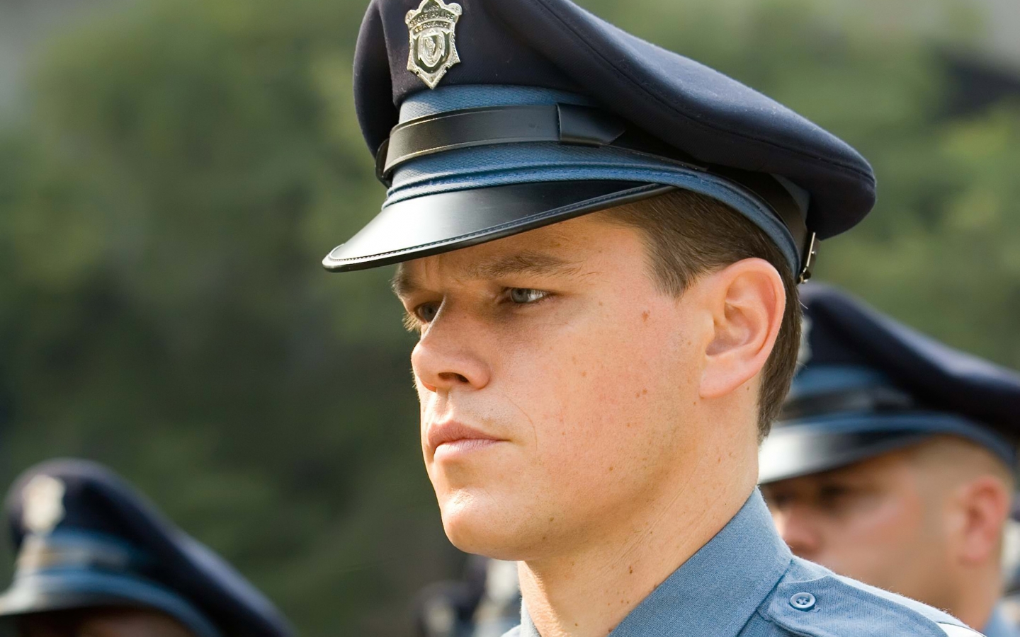 Matt Damon Cop for 1440 x 900 widescreen resolution