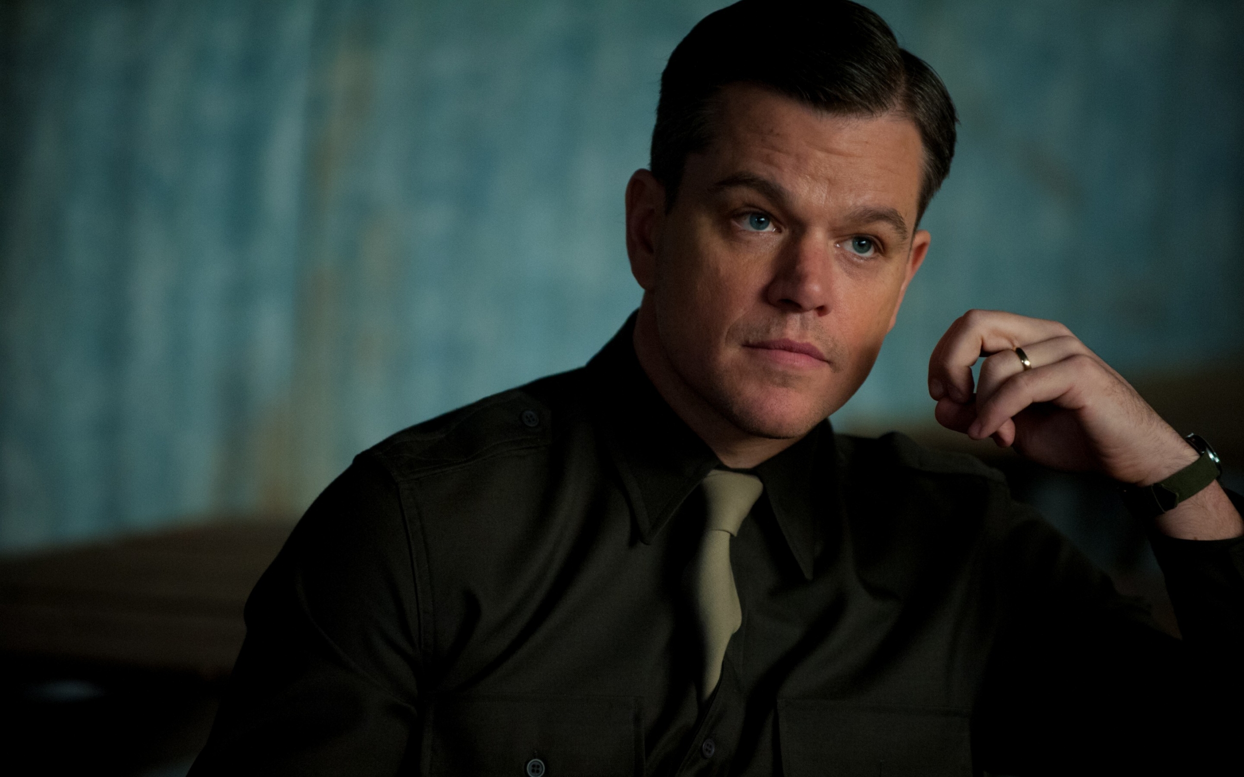 Matt Damon Portrait for 2560 x 1600 widescreen resolution