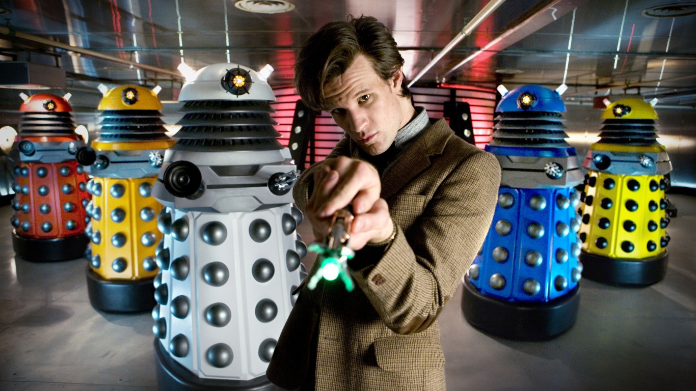 Matt Smith Doctor Who  for 1366 x 768 HDTV resolution