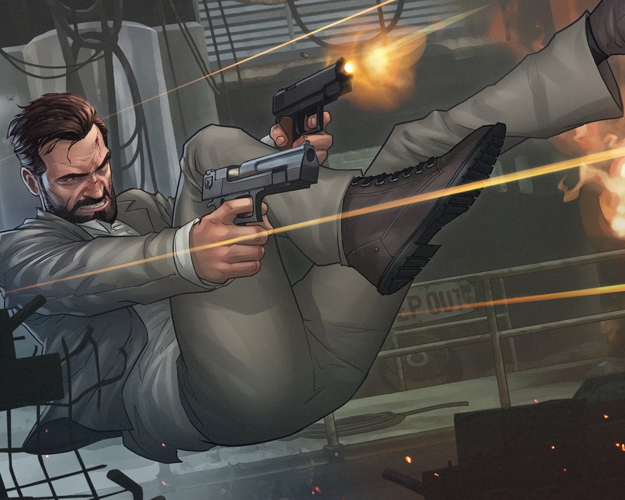 Max Payne Action for 1280 x 1024 resolution