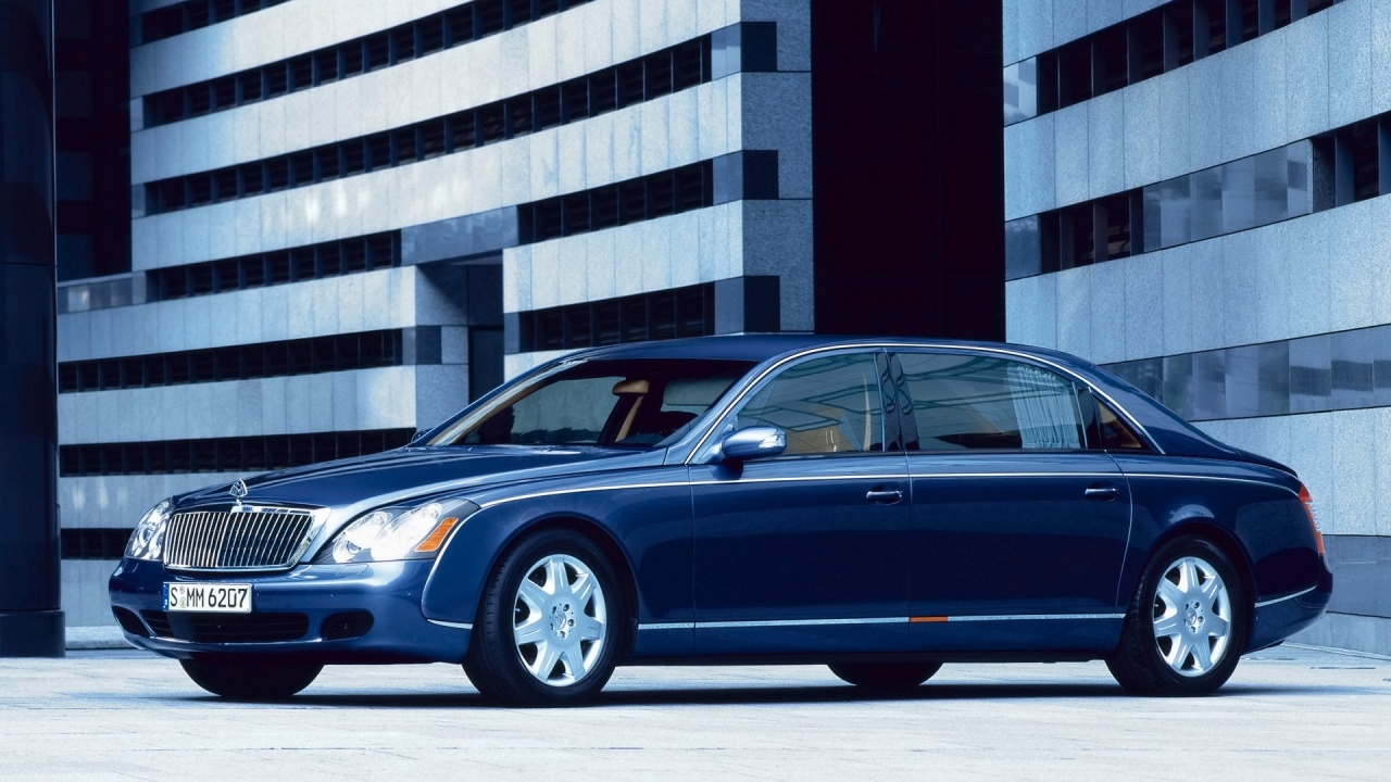 Maybach 62 Outside Left Front for 1280 x 720 HDTV 720p resolution
