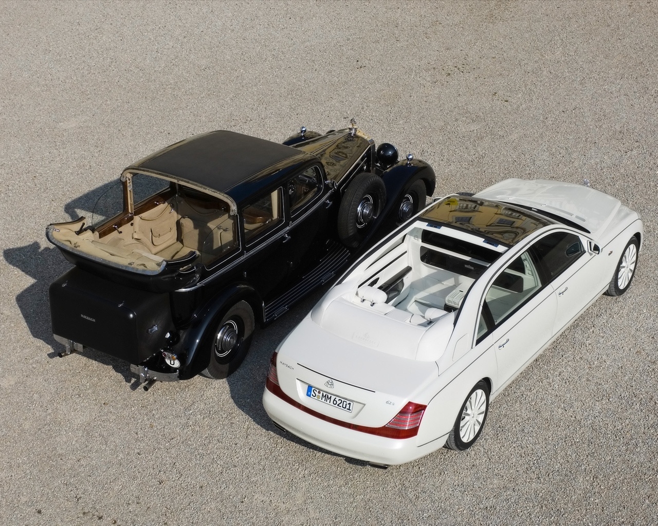 Maybach Landaulet 2007 Study Duo Rear Angle Top for 1280 x 1024 resolution
