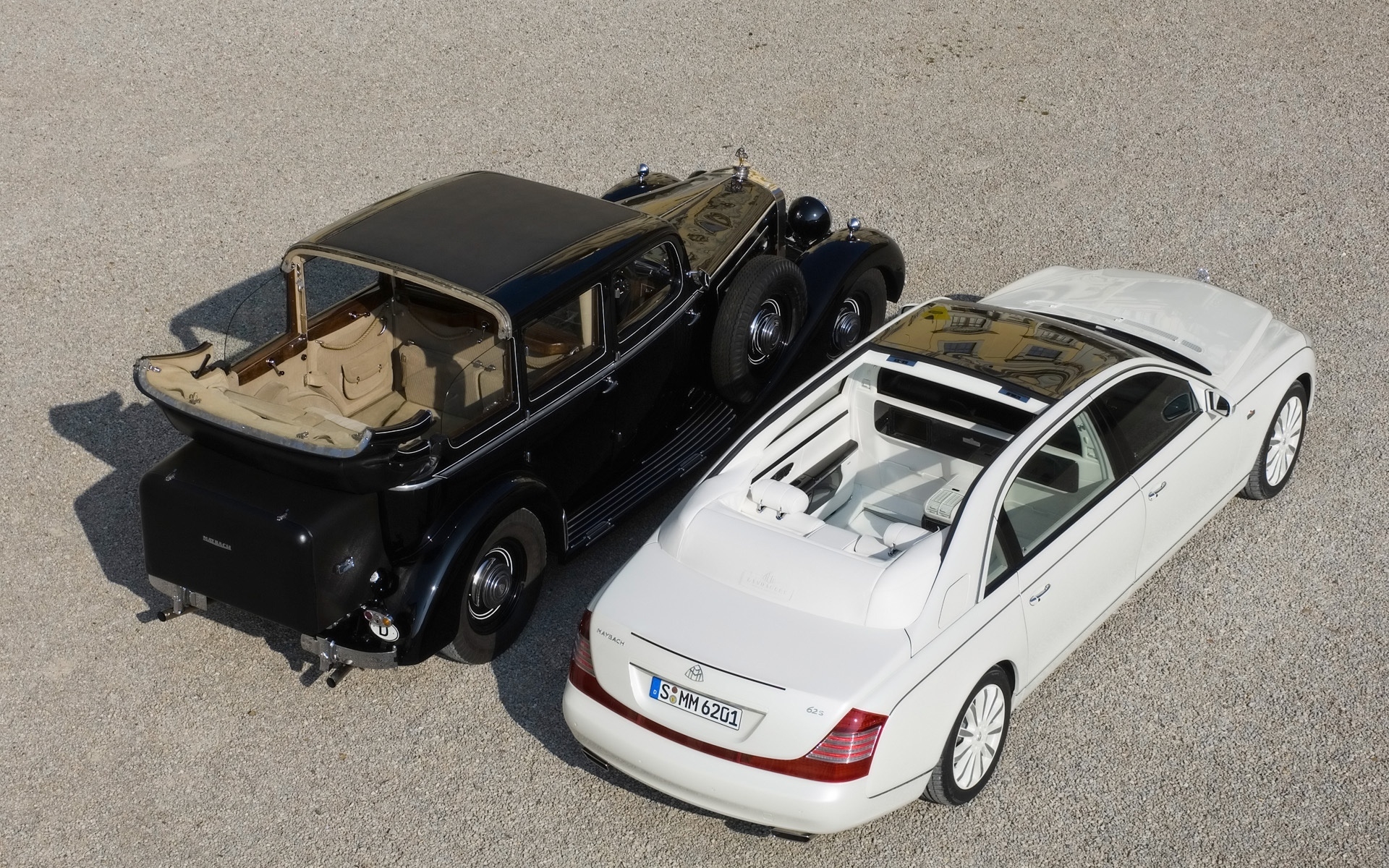 Maybach Landaulet 2007 Study Duo Rear Angle Top for 1920 x 1200 widescreen resolution