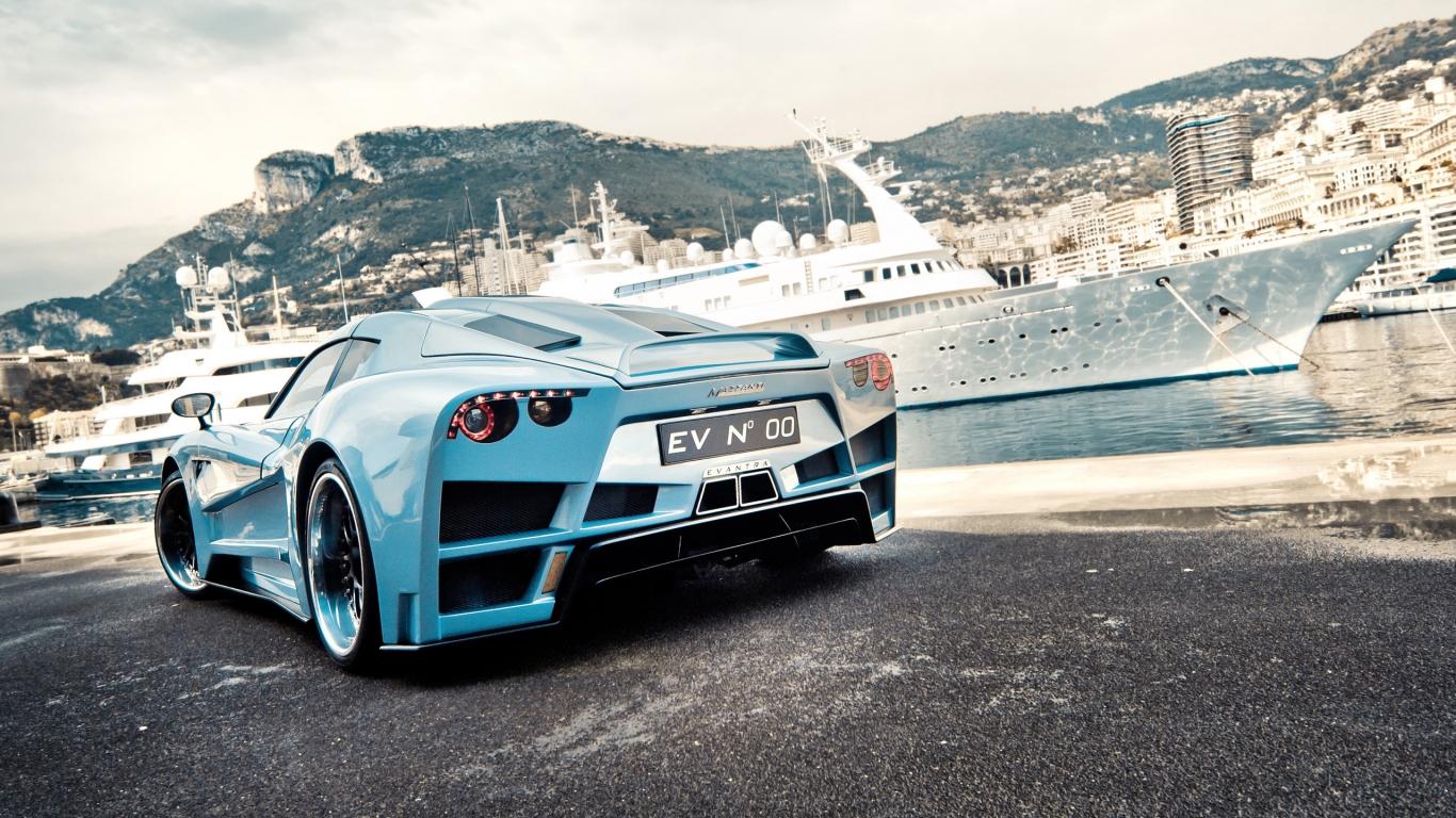 Mazzanti Evantra Rear 2013 for 1366 x 768 HDTV resolution