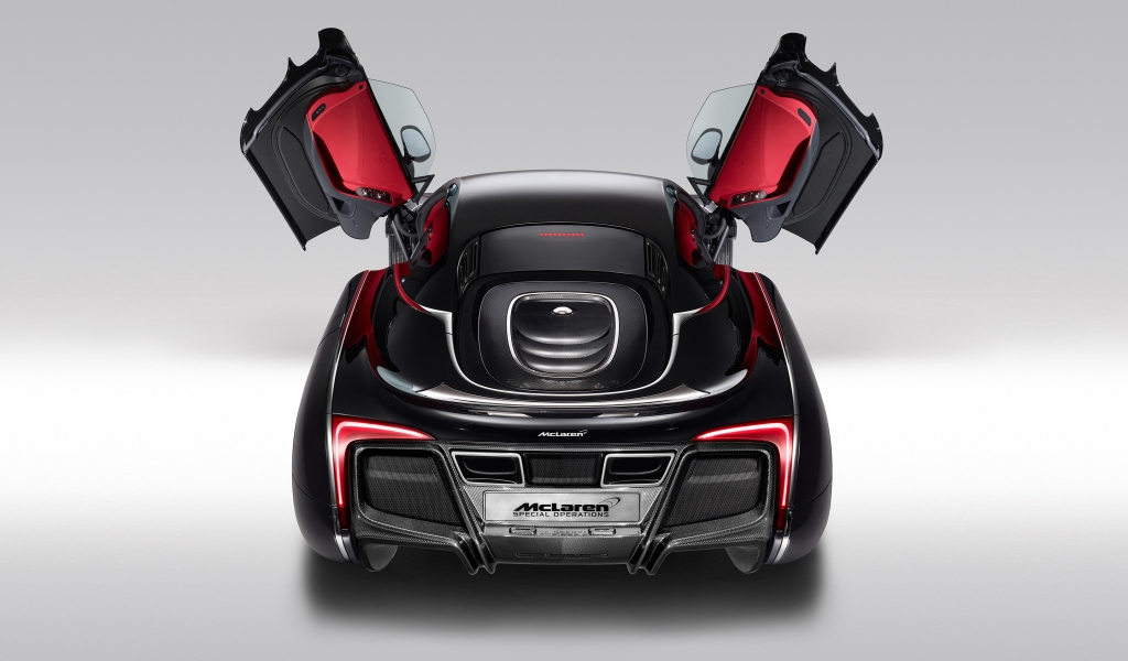 McLaren X1 Concept Rear Open Doors for 1024 x 600 widescreen resolution