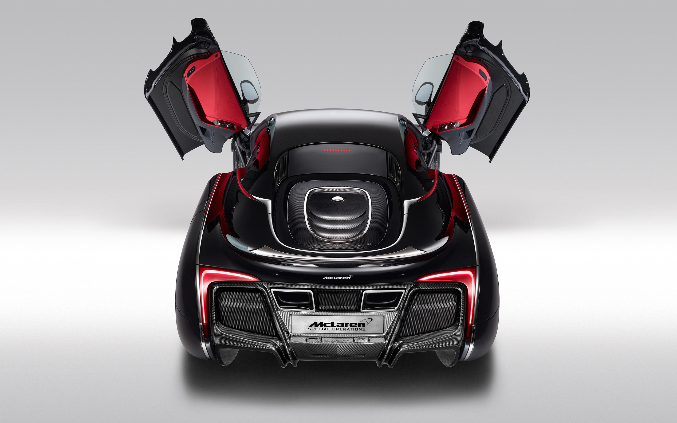 McLaren X1 Concept Rear Open Doors for 2880 x 1800 Retina Display resolution