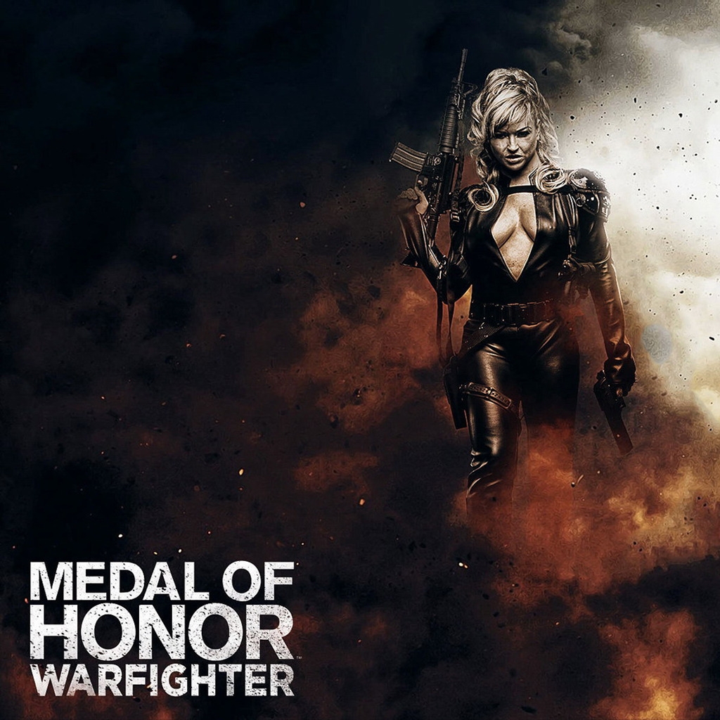 Medal of Honor Warfighter Girl for 1024 x 1024 iPad resolution