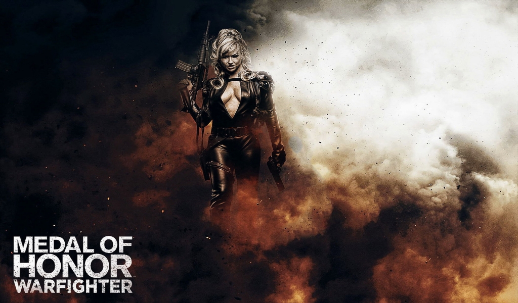 Medal of Honor Warfighter Girl for 1024 x 600 widescreen resolution