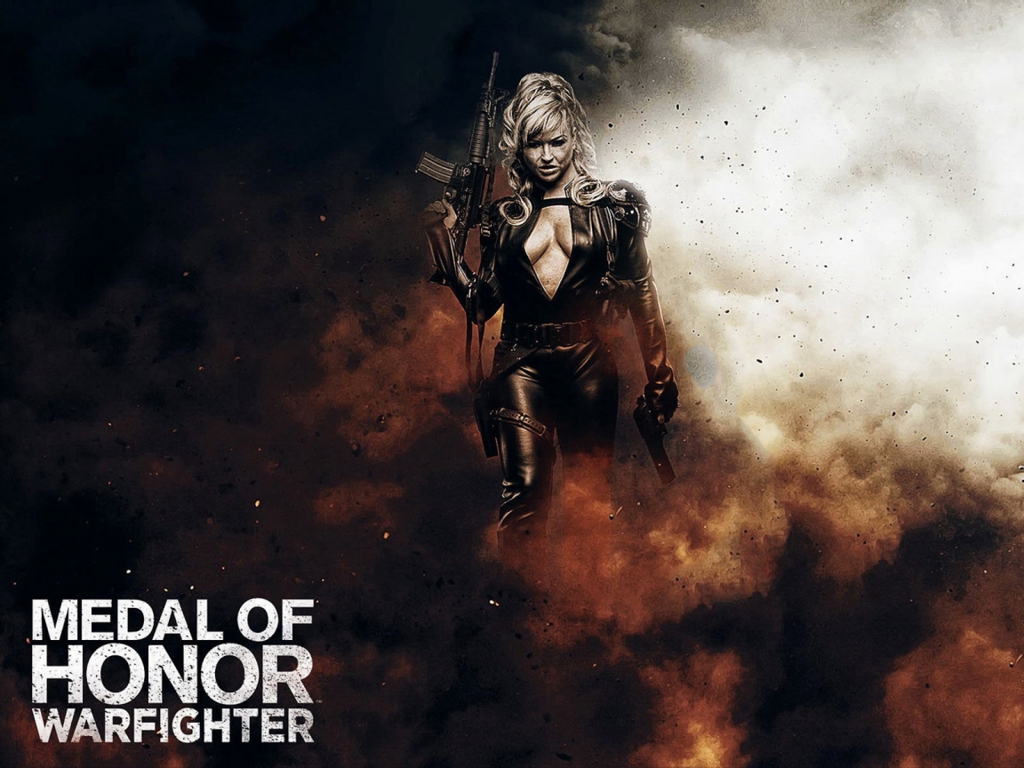 Medal of Honor Warfighter Girl for 1152 x 864 resolution
