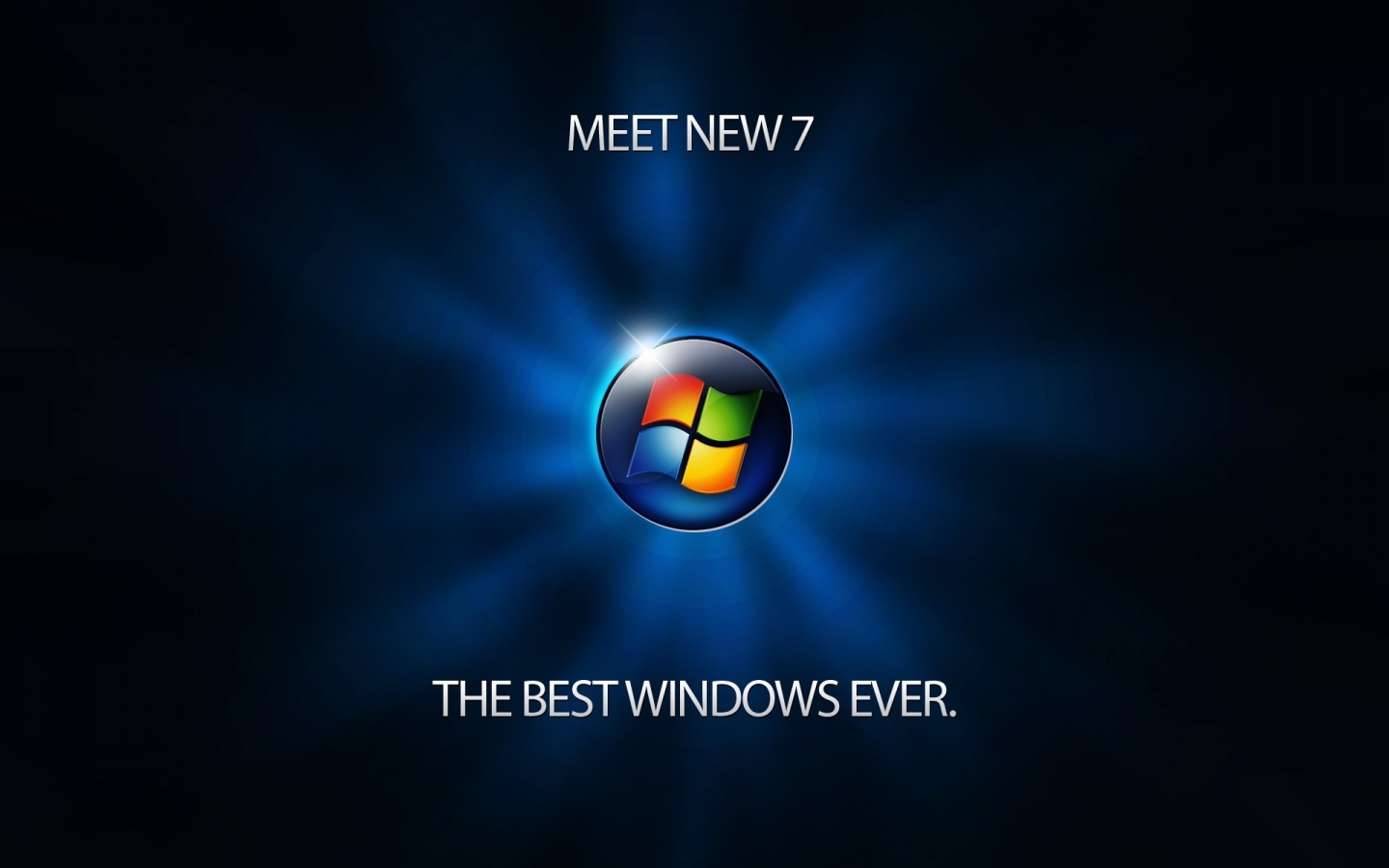 Meet Windows 7 for 1440 x 900 widescreen resolution