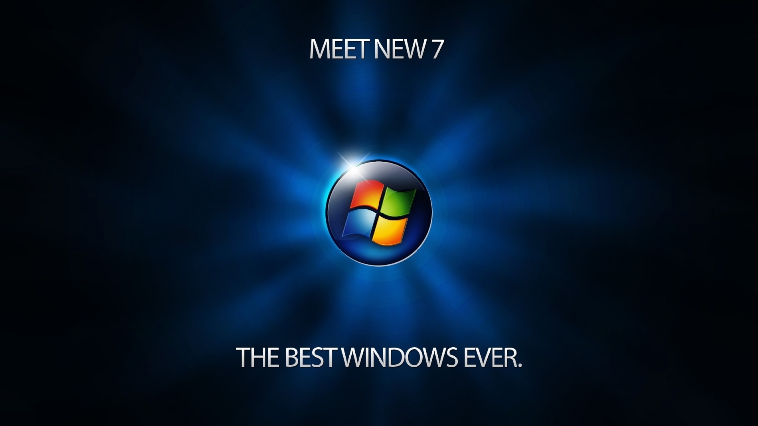 Meet Windows 7 for 1536 x 864 HDTV resolution