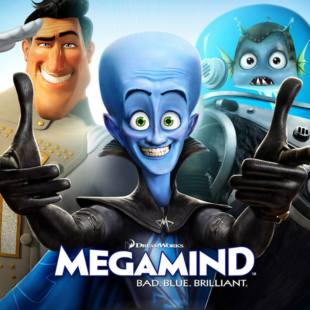 Megamind Characters for 1024 x 1024 iPad resolution
