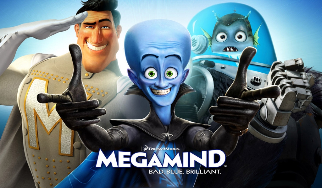 Megamind Characters for 1024 x 600 widescreen resolution