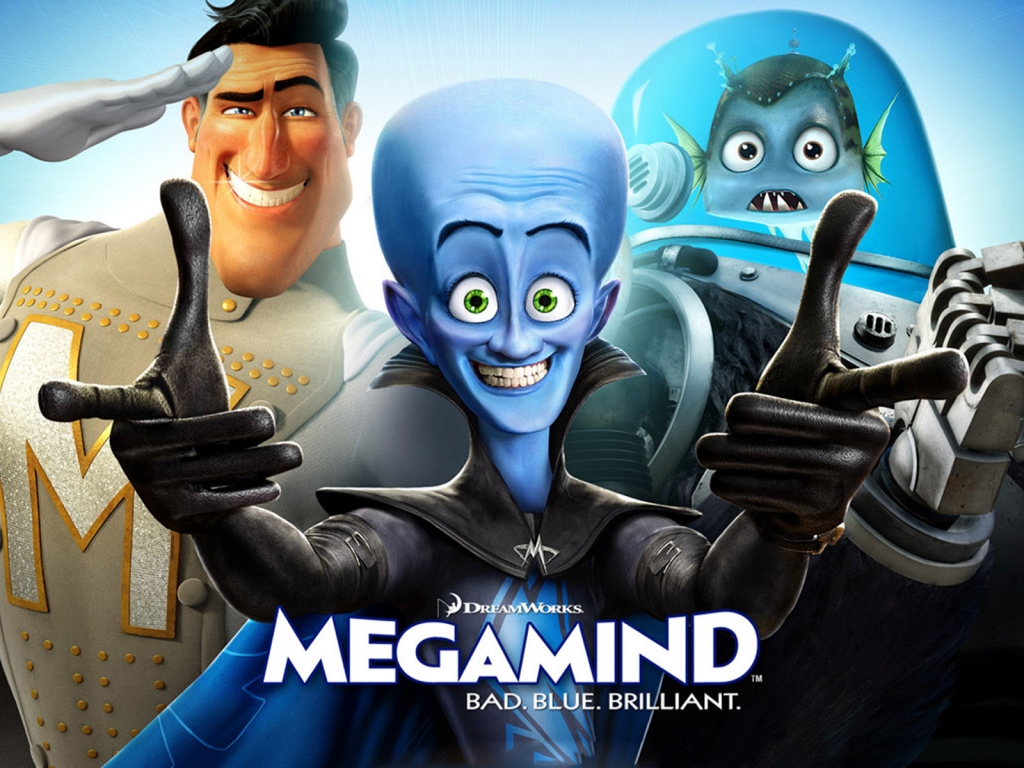 Megamind Characters for 1024 x 768 resolution