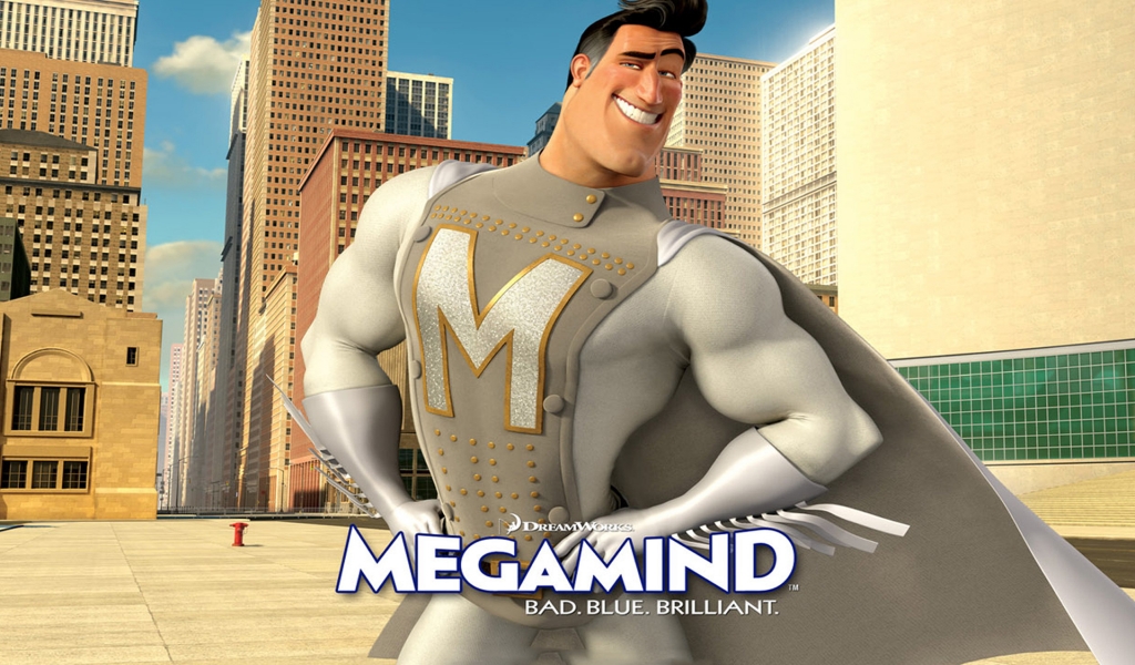 Megamind Metro Man for 1024 x 600 widescreen resolution