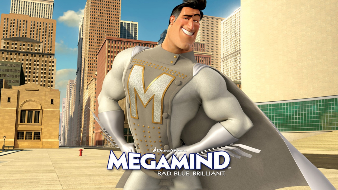 Megamind Metro Man for 1280 x 720 HDTV 720p resolution