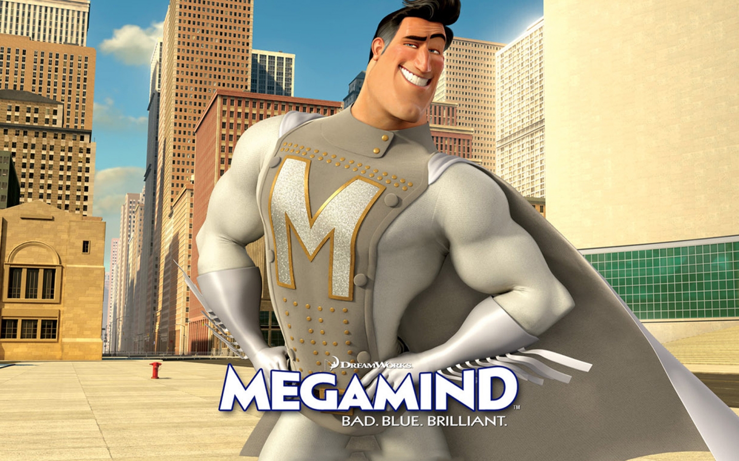 Megamind Metro Man for 1440 x 900 widescreen resolution