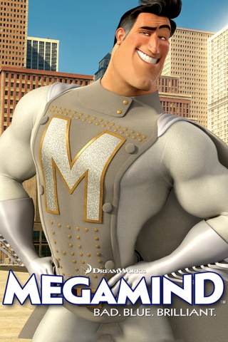 Megamind Metro Man for 320 x 480 iPhone resolution