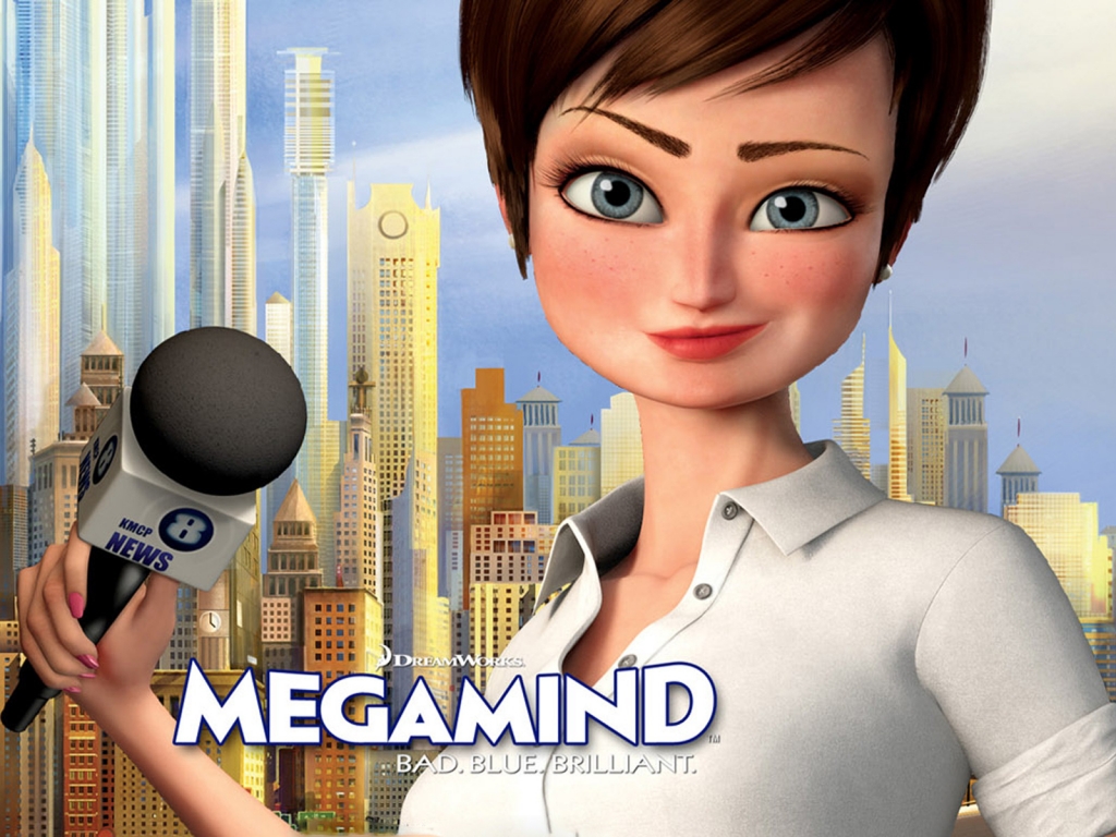 Megamind Roxanne Ritchie for 1024 x 768 resolution