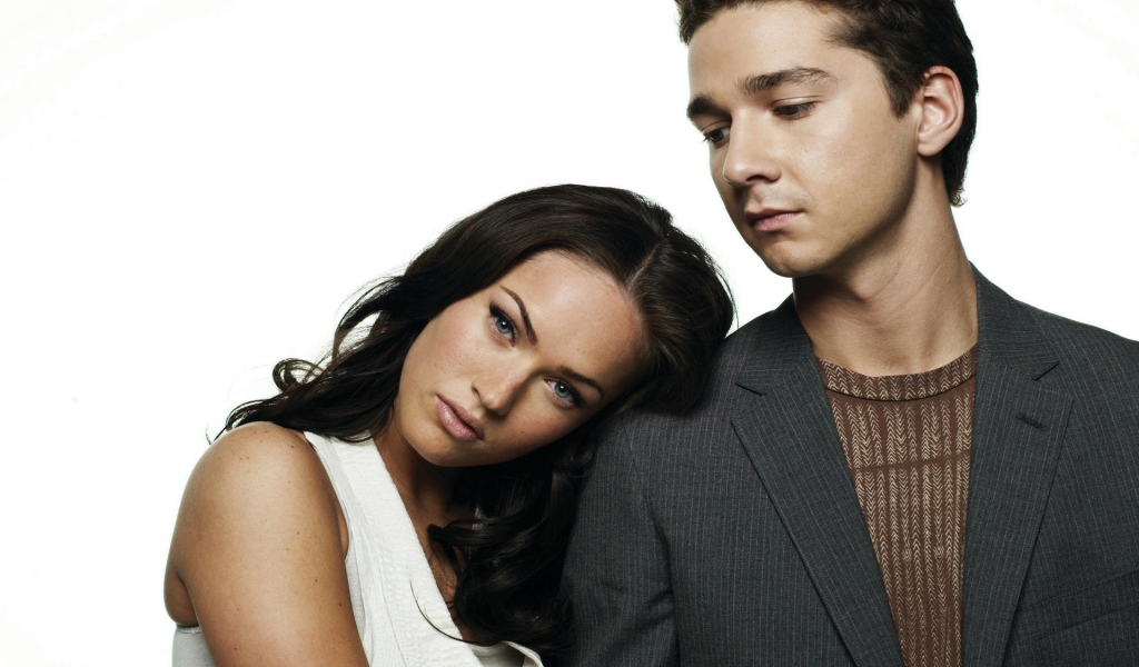 Megan Fox and Shia LaBeouf for 1024 x 600 widescreen resolution